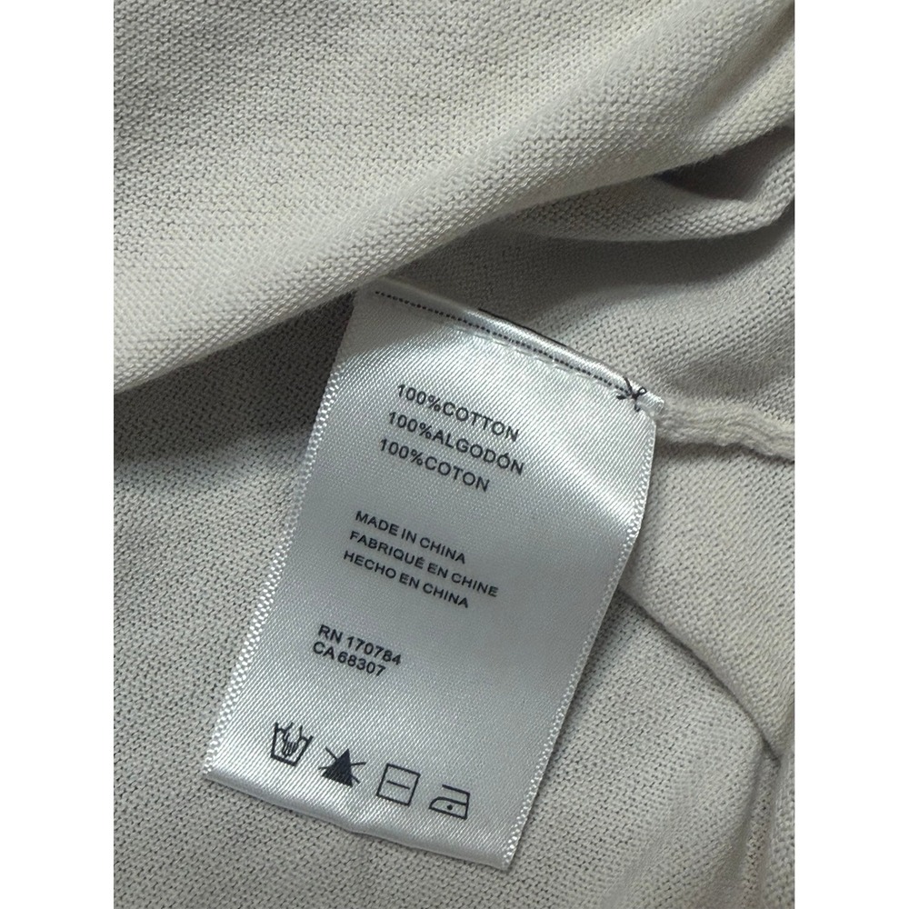 Psycho Bunny Longford Fine Knit SS Polo Natural Linen Cotton Beige Sz 3XL - Picture 11 of 12
